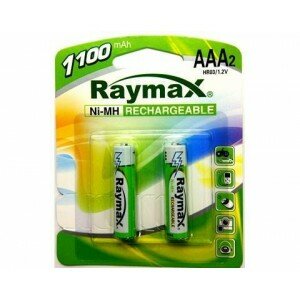 Аккумуляторы Raymax AAA HR03 Ni-MH 1100mAh 1.2V 2шт