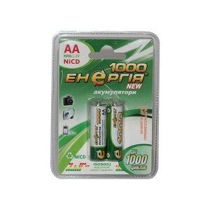 Аккумуляторы Энергия АА HR6 Ni-Cd 1000mAh 1.2V 2/20/200шт