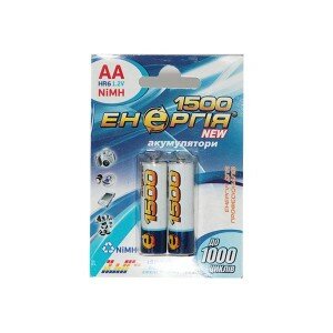 Аккумуляторы Энергия АА HR6 Ni-MH 1500mAh 1.2V 2/20/200шт