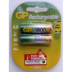 Аккумуляторы GP - Rechargeable 1800 Series АА HR6 Ni-MH 1800mAh 1.2V 2/20/200шт