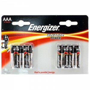 Батарейки Energizer Power AAA LR03 Alkaline 8 шт Блистер 