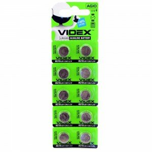 Батарейки Videx - Alkaline AG10 LR1130 1.5V 10шт