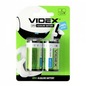 Батарейки Videx - Alkaline C LR14 1.5V 2шт блистер