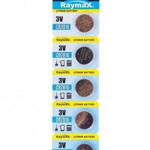 Батарейки Raymax - Lithium Battery CR2016 Li-Ion 3V 5шт