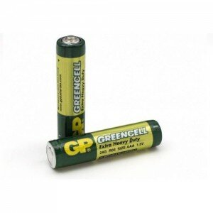 Батарейки GP - Greencell Extra Heavy Duty AAA R03 24G 1.5V 40шт