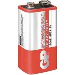 Батарейки GP - Powercell Heavy Duty Крона 9V 6F22 1604E 9V 10шт