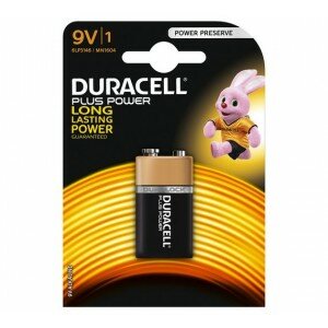 Батарейки Duracell - Basic alkaline MN1604 Крона 9V 6LR61 6LF22 6LP3146 1шт