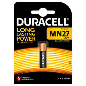 Батарейки Duracell - MN27 A27 Alkaline 12V 1шт