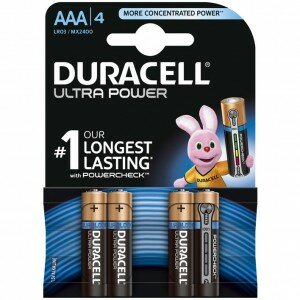 Батарейки Duracell - Turbo Max alkaline MX2400 AAA LR03 1.5V 4шт