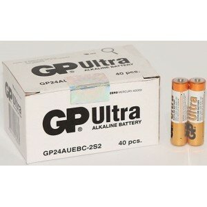 Батарейки GP - Ultra Alkaline ААА LR03 1.5V 40/1000шт