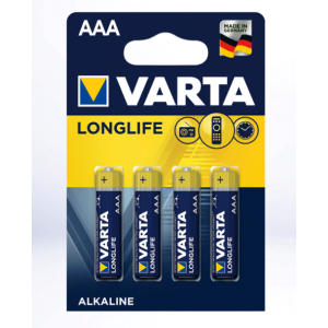 Батарейки Varta - Long Life Alkaline AAA LR03 1.5V 4шт