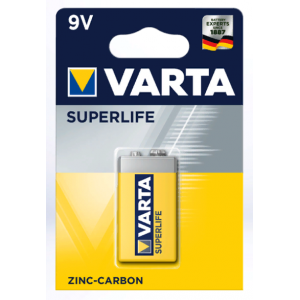 Батарейки Varta - Superlife Zinc Carbon Крона 9V 6F22 1шт